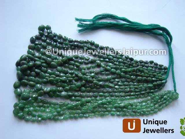 Tsavorite Plain Oval Beads